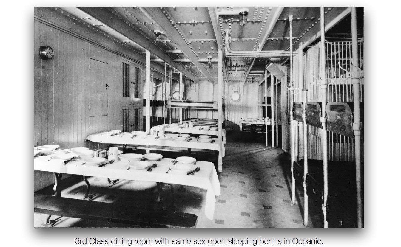 Oceanic 3Rd Class Dining And Sleeping Area