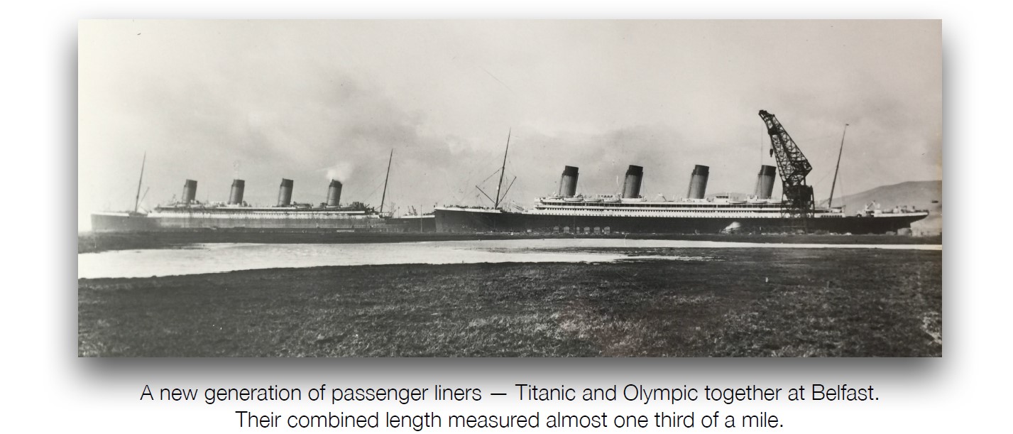 Titanic And Olympic In Belfast