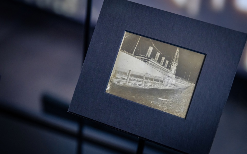 Titanic Launch Glass Plate Positives (2)