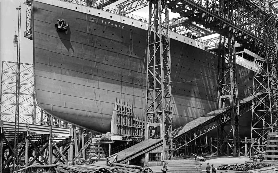 Titanic Under Gantry