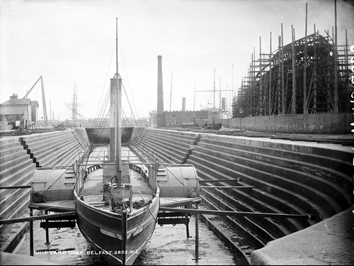 A History of The Shipyard: Belfast's Graving Docks - Titanic Stories -  History of Titanic - Titanic Belfast